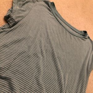 Amercian Eagle soft and sexy teal stripes